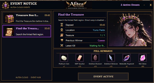 Find the Treasure in Event Hub